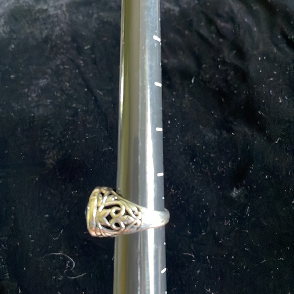 Silpada Black Chalcedony and Sterling Silver Filigree - Picture 4 of 4